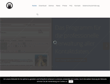 Tablet Screenshot of contactking.de